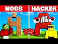 NOOB vs HACKER: I CHEATED In an ALPHABET LORE Minecraft Build Challange! Letter A