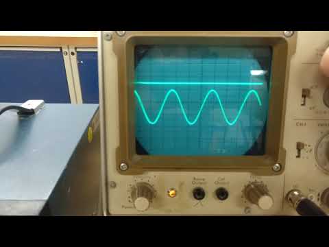 Gleich  und Wechselspannung am Oszilloskop