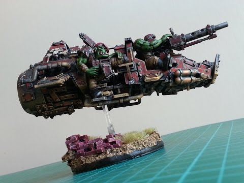 warhammer 40k ork army land speeder storm conversion waz style