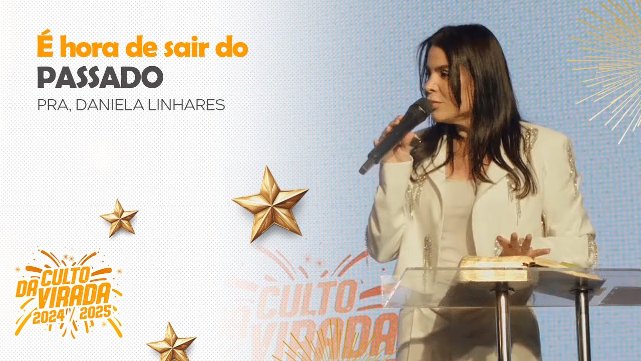 Renovando aliança com Deus | Prª. Daniela Linhares  | JVTD | Culto da virada 18h | 31/12/2024