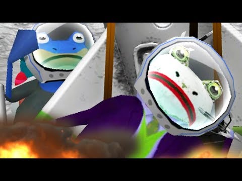CAN BAT FROG LAUNCH JOKE FROG WITH THE ROCKET SHIP?! - Amazing Frog - Part 113 | Pungence