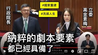 Re: [新聞] 質詢脫口喊「我們習近平」遭嗆罷免　高金