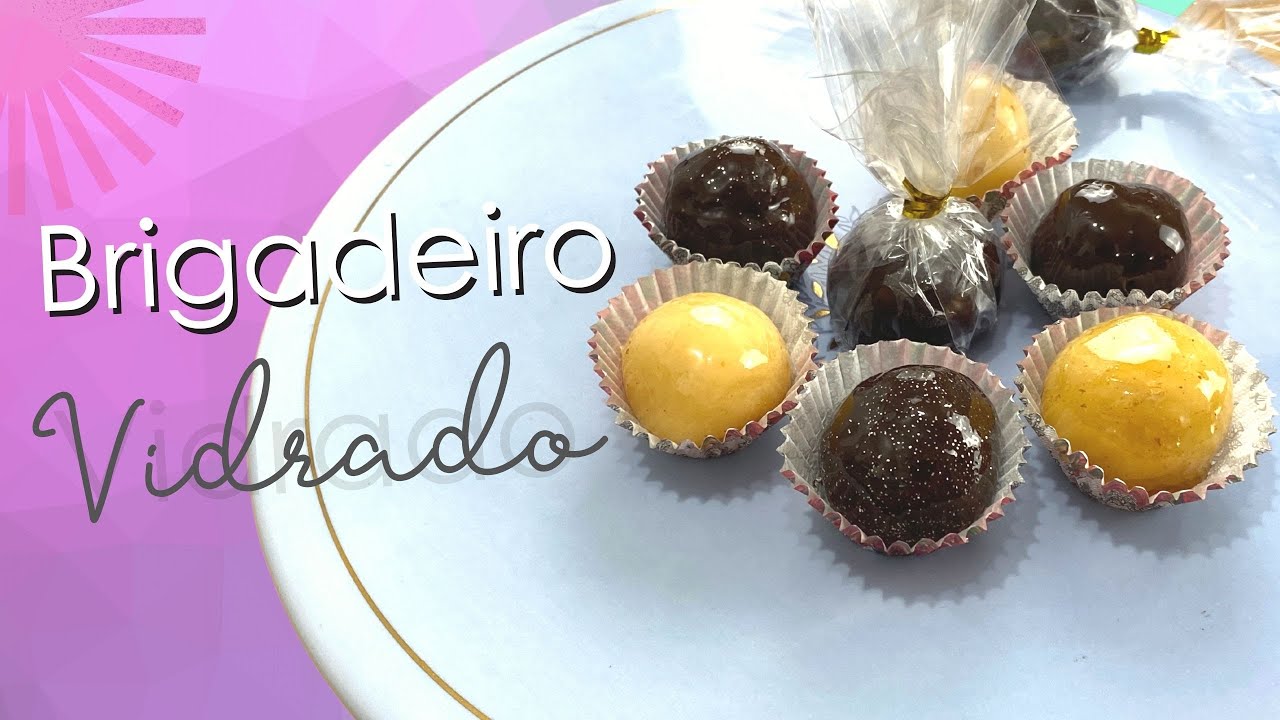 COMO FAZER BRIGADEIRO VIDRADO