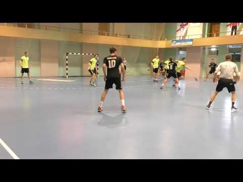 No11 of the Kiev Sports Lyceum handball team - left back Oleg