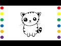 Simple Cat Drawing Easy