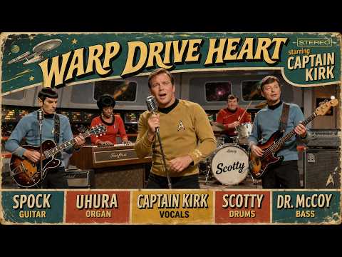 Thumbnail for Warp Drive Heart | A sci-fi pop song styled as a 60s TV theme by Never apart