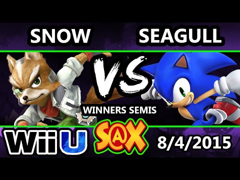 S@X 109 - Snow (Fox) Vs. NS | Seagull (Sonic) SSB4 Winners Semis - Smash Wii U - Smash 4