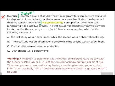 Math 119 1.3 Obs Studies v. Experiment Example