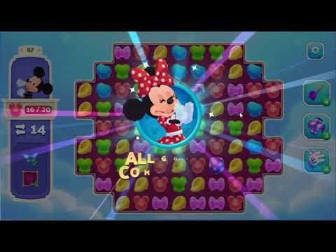 Disney Wonderful Worlds Level 67 - NO BOOSTERS GAMEPLAY 🏰 | SKILLGAMING ✔️