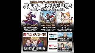 2026/08/22 - Daily SVOD Anime Ranking｜異世界無双かスーパー裏のタバコか