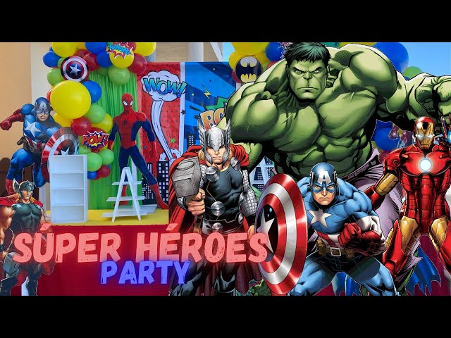 Vídeo relacionado con Doyomtoy Decoración de Fiesta Héroe,30Pz Decoración de Fiesta Héroes Urbanos Superhero Banner,Superhero Balloons,Cake Toppers,Adatto per Decorazioni della Festa di Compleanno dei Bambini,Baby Shower