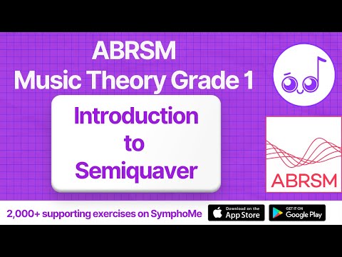 Introduction to Semiquaver  — ABRSM Grade 1 Music Theory
