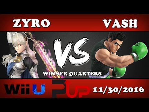 Zyro (Corrin) vs. PowerUp | Vash (Little Mac) - Wii U Winners Quarters - SOS