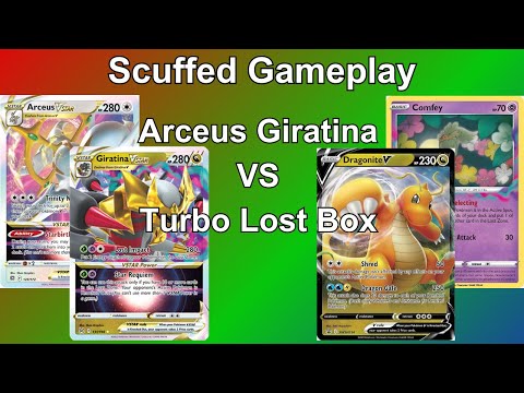 Scuffed Tabletop Gameplay: Arceus Giratina VS Turbo Lost Box