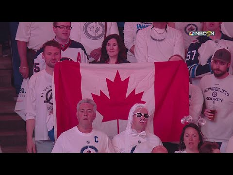 VGK@WPG, Gm2: Nattrass performs national anthems