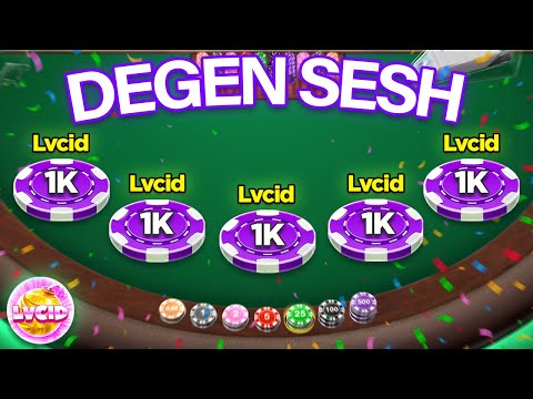 FULL TABLE DEGEN SESH ON FIRST PERSON BLACKJACK! (TRIPS)