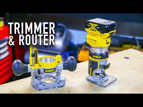 NEW DeWalt 18v Cordless Trimmer and Router