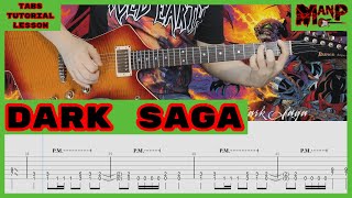 Dark Saga || Iced Earth Cover || Guitar Tab || Tutorial || Lesson