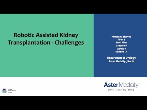 Robotic Assisted Kidney Transplantation- Challenges