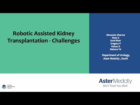 Robotic Assisted Kidney transplantation- Challenges