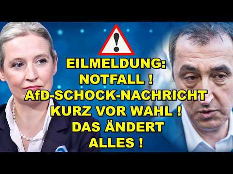 EIL: NOTFALL! AfD-SCHOCK KURZ VOR WAHL!  
