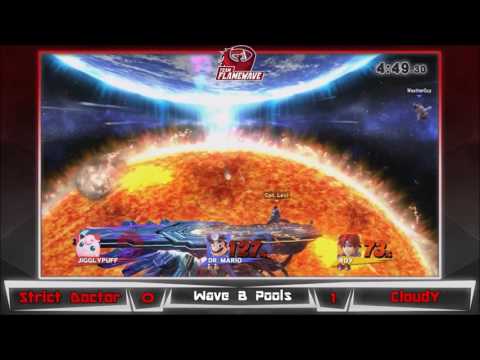 Team Flamewave: One Year Anniversary - Strict Doctor (Dr Mario) vs CloudY (Roy) Pools Winners Finals