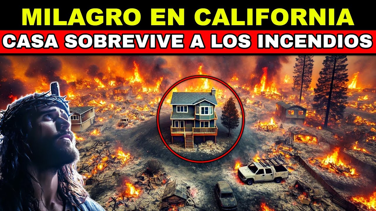 🏠🔥NO LO VAS A CREER: LA ÚNICA CASA QUE SOBREVIVIO A LOS INCENDIO EN CALIFORNIA ¿DIOS LA SALVO?