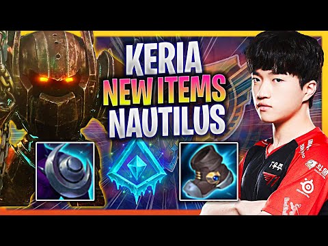 LEARN HOW TO PLAY NAUTILUS SUPPORT LIKE A PRO! 🔥NEW ITEMS🔥 T1 Keria Plays Nautilus Support vs Nami!