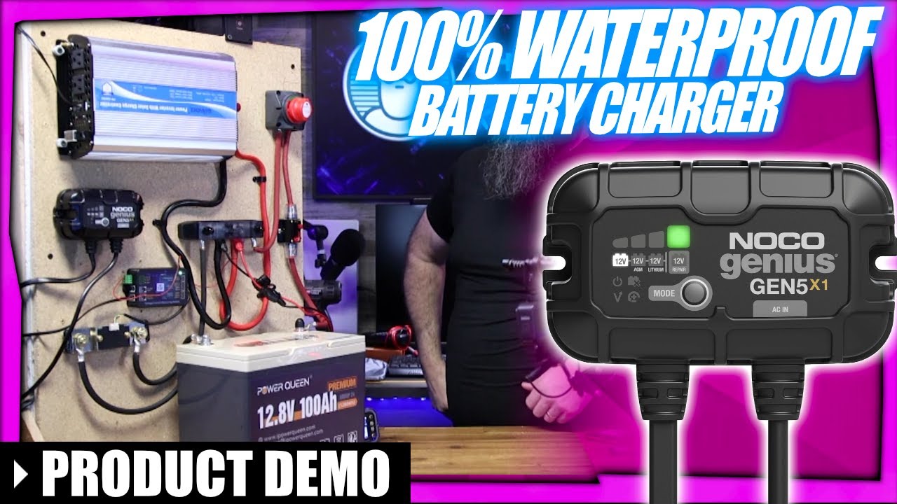 Charge up with NOCO's 5 Amp Onboard Waterproof Charger for RV, Trailers, Boats, and Trucks #ad
