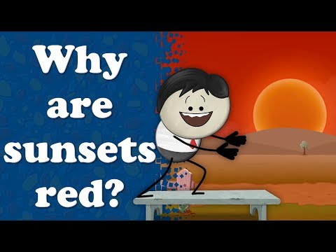 Why are sunsets red? | #aumsum #kids #science #education #children