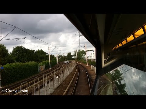 RET Metrorit door de ruit, Kralingse Zoom - Slotlaan Rotterdam (ride through the window)