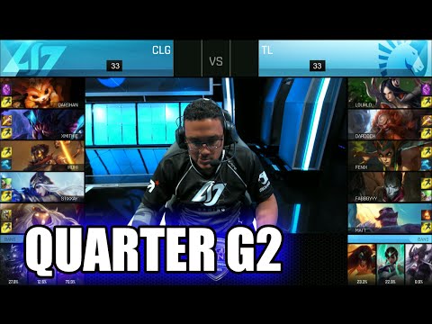 CLG vs Team Liquid | Game 2 Quarter Finals S6 NA LCS Summer 2016 PlayOffs | CLG vs TL G2 QF 1080p
