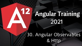 30 Angular Observables Http | Angular 12 Tutorial | NAVEEN SAGGAM