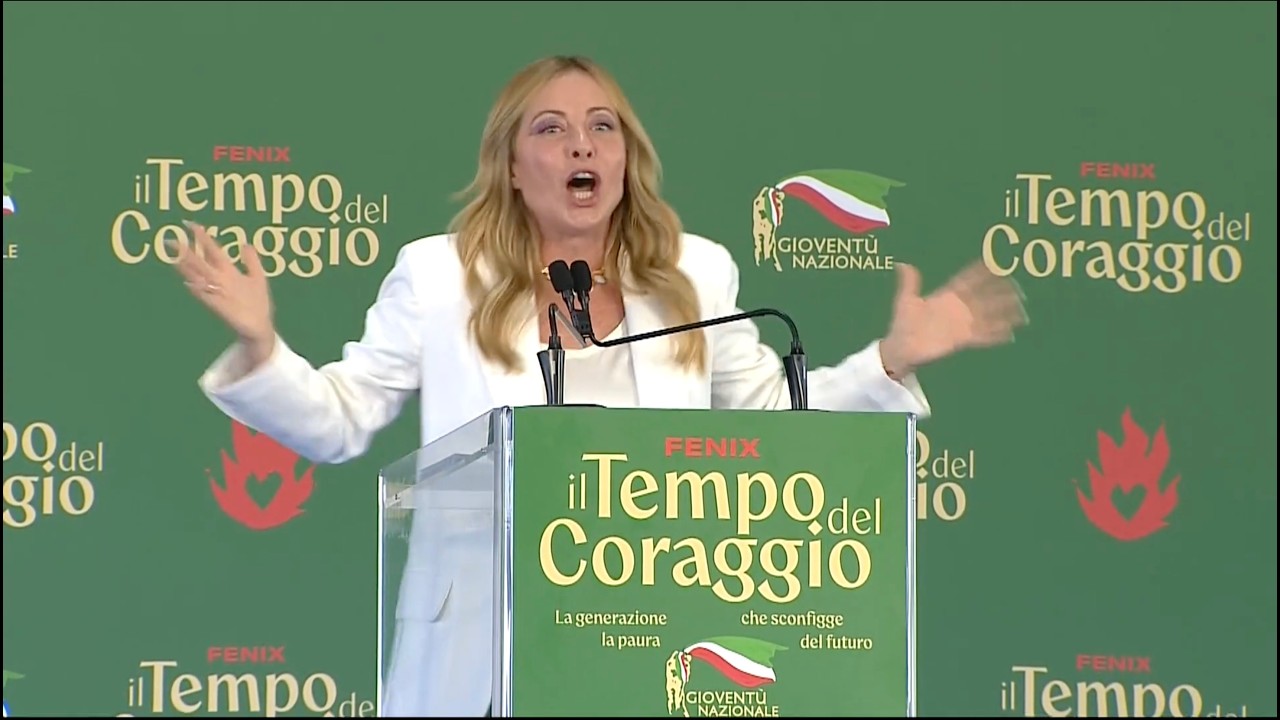 L'INTERVENTO INTEGRALE DI GIORGIA MELONI ALLA FESTA DEI GIOVANI DI FRATELLI D'ITALIA