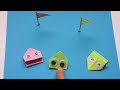 Sapito Saltarín de papel - Origami para niños
