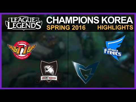 [Highlights] SKT vs ROX & SSG vs AFS - LCK Spring 2016 W10D3