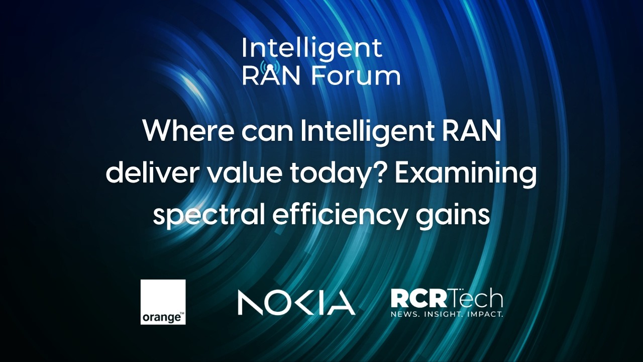 Where can Intelligent RAN deliver value today? Examining spectral efficiency gains