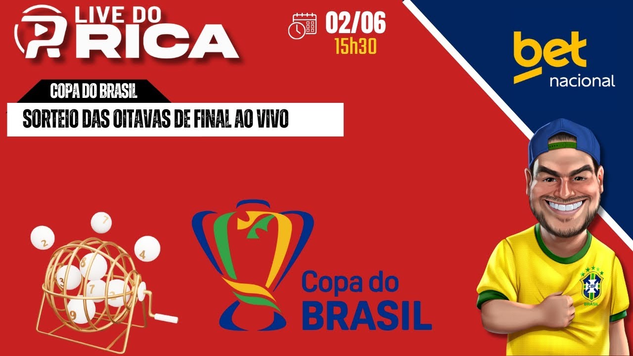 Sorteio da Copa do Brasil ao vivo