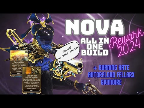 Nova Rework 2024 | Hate und Brennender Hass | Fellarx Reload Trick | Warframe Deutsch