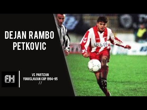 Dejan Rambo Petkovic ● Skills ● Crvena Zvezda 2-0 Partizan ● Yugoslavian Cup 1994-95