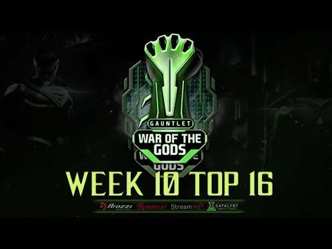 Injustice 2 - War of the Gods week 10 - Top 16  - Ft.Buffalo, Semiij, Iluusions