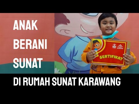 ANAK BERANI SUNAT DI RUMAH SUNAT -  KHITAN MUHAMMAD IRFAN NUGRAHA