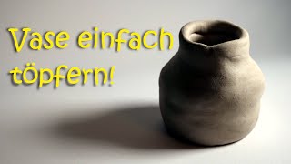 Keramikvase mit der Wulsttechnik modellieren! - DIY