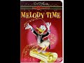 Opening To Melody Time DVD 2000
