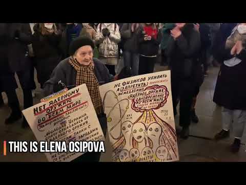 Elena Osipova, 83, Survivor of the German Seige of Leningrad, Arrested for Protesting against War