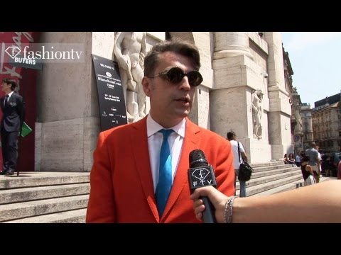 Posh Prints at Salvatore Ferragamo Men Spring/Summer 2014 | Milan Men's Fashion Week MFW | FashionTV