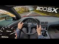 NISSAN S13 POV Moody Drive (with Engine Bay Mic)