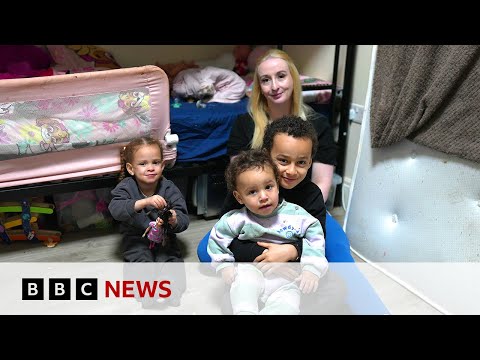 Video | ‘Homeless with three kids’ | BBC News