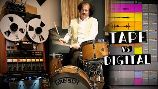 Video thumbnail for Does Tape Sound Better? - Comparison Studio Setup by Steve Maxwell Drums
