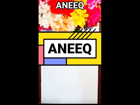 ANEEQ Name Status Calligraphy #500subs #shorts #art #nameart